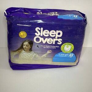 Sleep Overs Youth underwear 85-140 lbs X-Large 22 Pack NEW SEALED - Boy/Girl